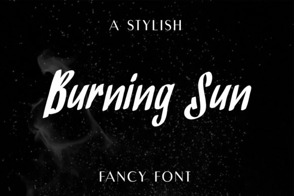 Burning Sun Font - Preview 1