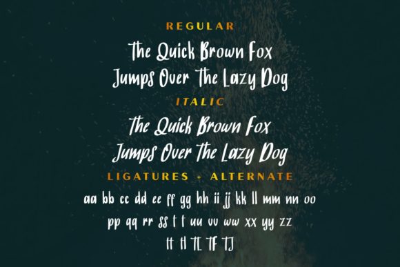 Burning Sun Font - Preview 5