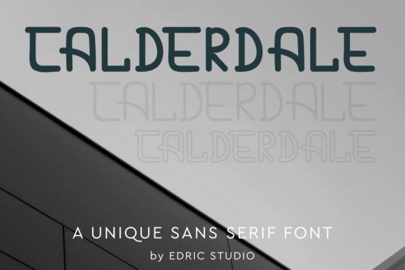 Calderdale Font - Preview 1