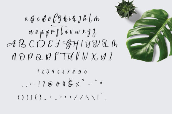 Juliant Font PNG with transparent background - Preview 1