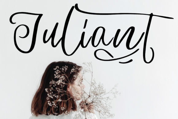 Juliant Skript-Schriftarten Schriftart Von goodigital