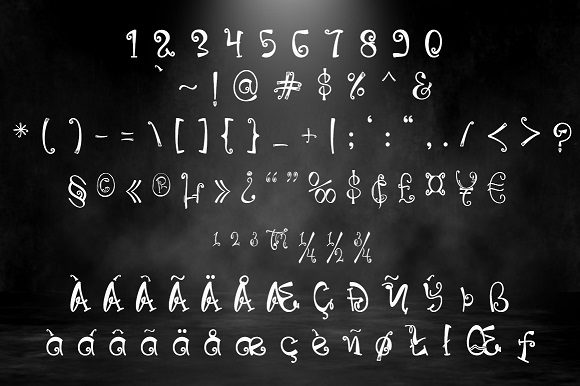 MaoopMan Font PNG with transparent background - Preview 5