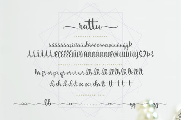 Rattu Font PNG with transparent background - Preview 6