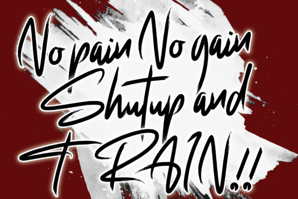 Rockybily Font PNG with transparent background - Preview 4