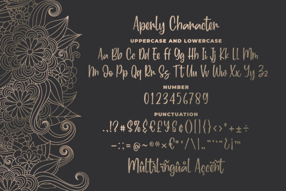 Aperly Font - Preview 4