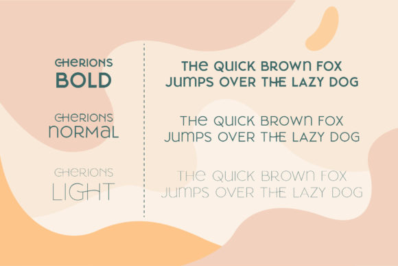 Cherione Font - Preview 4
