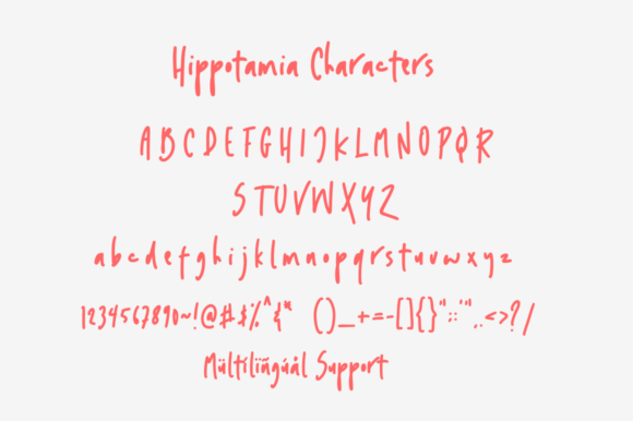Hippotamia Font PNG with transparent background - Preview 5