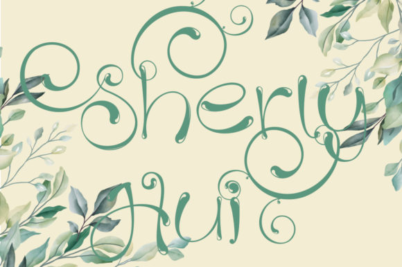 Holiland Font PNG with transparent background - Preview 3