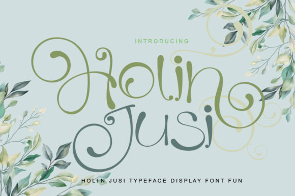 Holiland Font PNG with transparent background - Preview 5