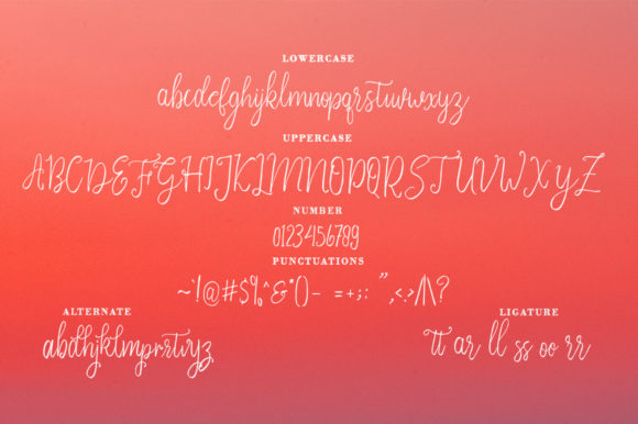 Rafella Font PNG with transparent background - Preview 3