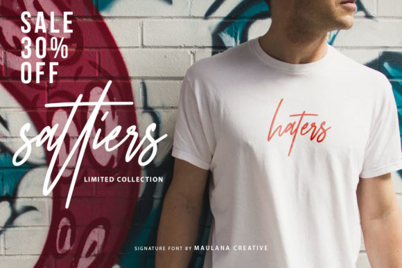 Sattiers Signature Font PNG with transparent background - Preview 6