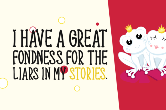 Fondness Font PNG with transparent background - Preview 1