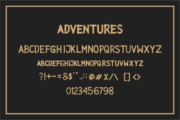 Adventures Font - Preview 4