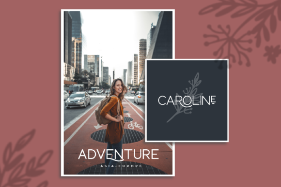 Paradiso Font PNG with transparent background - Preview 4