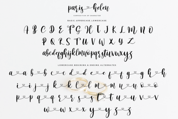 Paris Helen Font PNG with transparent background - Preview 6