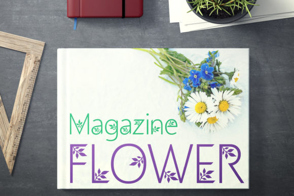 Geranium Font PNG with transparent background - Preview 2
