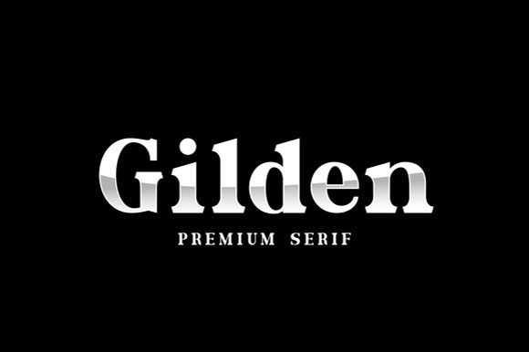 Gilden Font PNG with transparent background - Preview 1