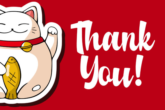 Lucky Cats Font PNG with transparent background - Preview 5