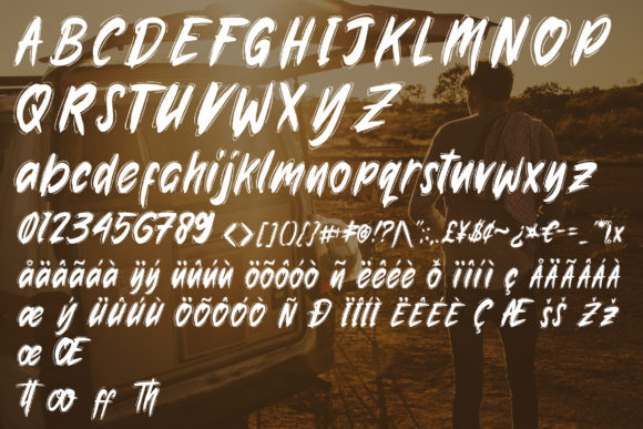 Rawkin Pickles Font PNG with transparent background - Preview 4