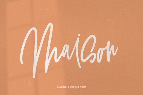 Sailing & Wishes Font PNG with transparent background - Preview 2