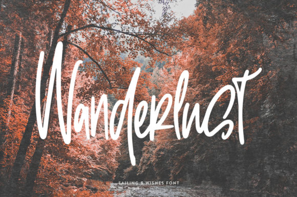 Sailing & Wishes Font PNG with transparent background - Preview 3