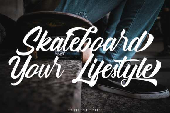 Hattachy Modern Handlettering Font PNG with transparent background - Preview 2