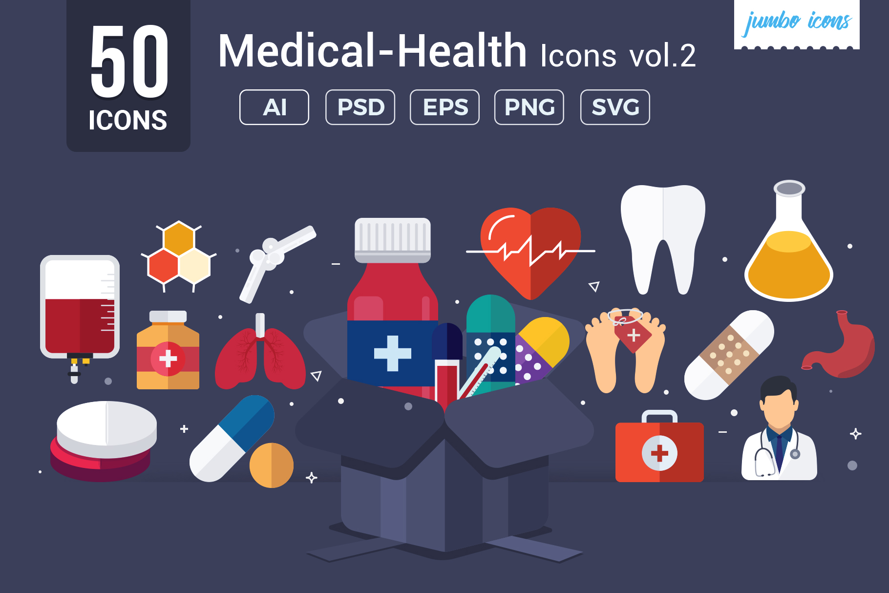 Medical / Health Vector Icons Graphic by jumboicons · Creative Fabrica