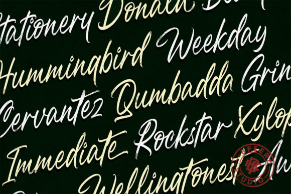 Rangvald Font PNG with transparent background - Preview 1