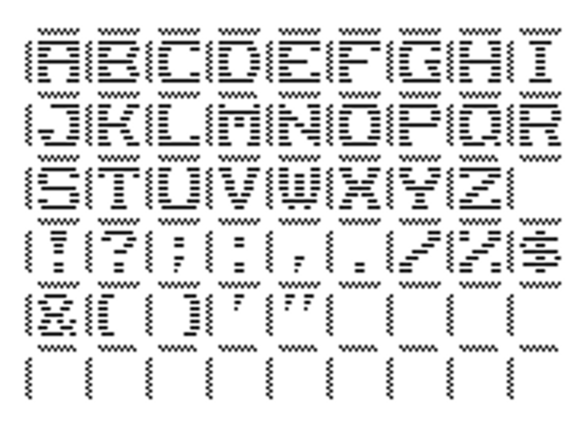 Redacted Font PNG with transparent background - Preview 1