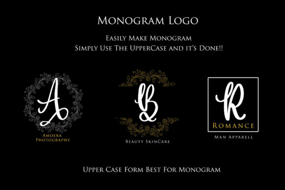 Romance D'Amour Font PNG with transparent background - Preview 3
