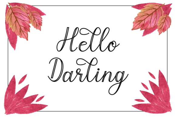 Salvyna Font PNG with transparent background - Preview 2