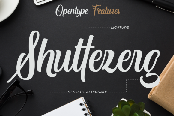 Shuttezerg Font PNG with transparent background - Preview 1