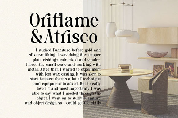 Atrisco Font - Preview 2