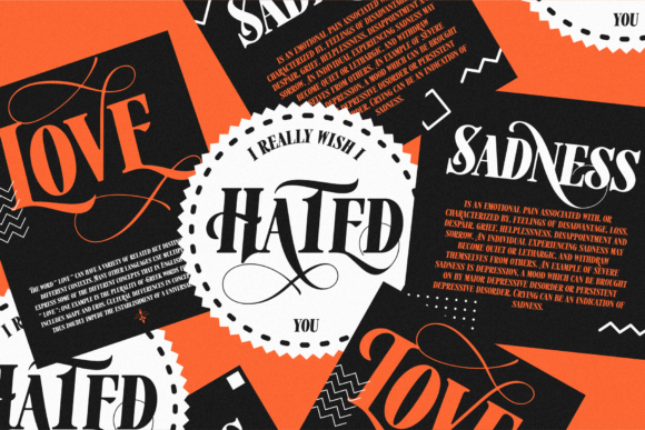 Breland Font PNG with transparent background - Preview 2