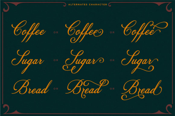 Colesberg Font PNG with transparent background - Preview 1