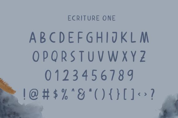 Ecriture Font PNG with transparent background - Preview 6