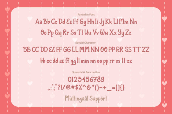 Fontarian Sweet Heart Font - Preview 1