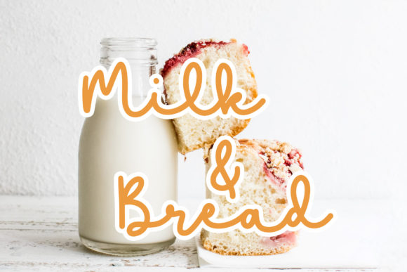 Gelato Font PNG with transparent background - Preview 4