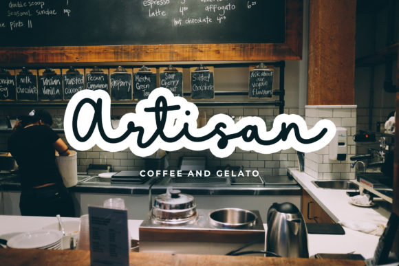 Gelato Font PNG with transparent background - Preview 5