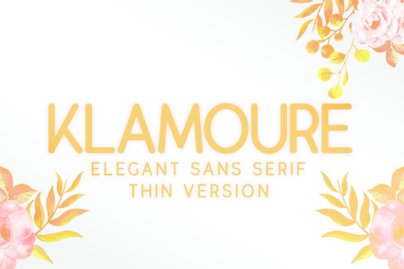 Klamoure Sans Serif Font By Huntype