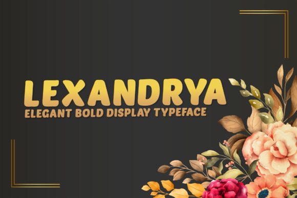 Lexandrya Display Font By Huntype