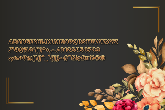Lexandrya Outline Font PNG with transparent background - Preview 1