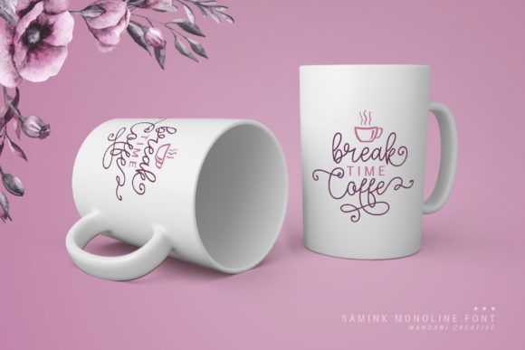 Samink Font PNG with transparent background - Preview 3