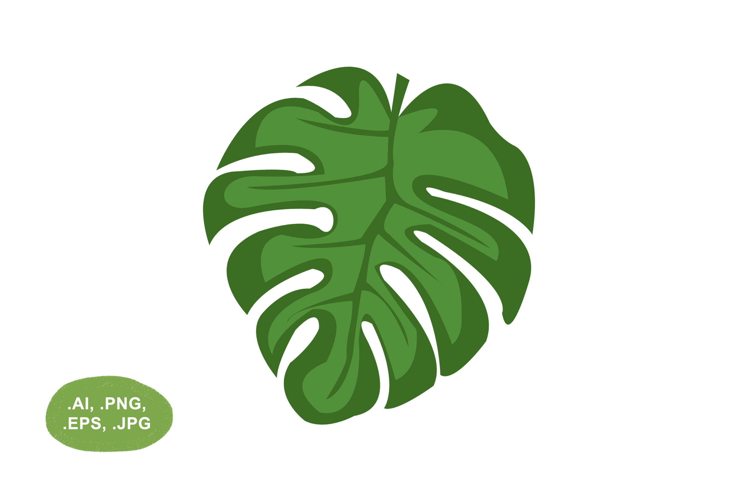 Botanical Monstera Vector Illustration Graphic by Salfiart  Creative  Fabrica