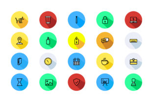 Office Ui Icon Set Vector Graphic by riduwanmolla · Creative Fabrica
