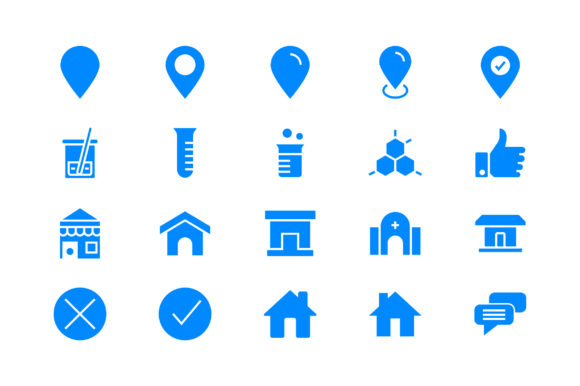 Real Estate Ui Icon Set Vector Graphic by riduwanmolla · Creative Fabrica