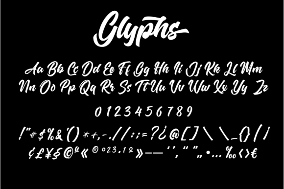 Elande Font PNG with transparent background - Preview 4