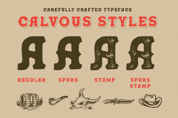Calvous Font - Preview 2