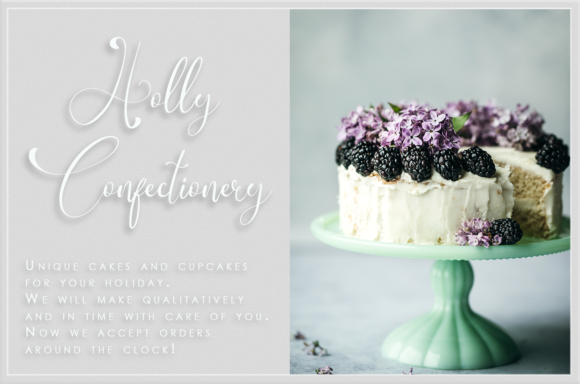 Dinky Venice Font PNG with transparent background - Preview 2