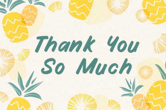 Fruity Stories Font - Preview 4